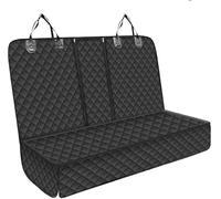 WENINETIES 1 Pièce Housse de Siège Chien pour Seat Ibiza 6L 6J 6P Leon FR 5F, Protection Banquette Arrière Voiture Imperméable Antidérapante Anti-Rayures Noire Chien