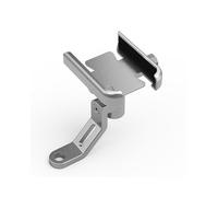 WENINETIES 1 Pièce Support Téléphone Moto pour Honda Scooter Vision 110, Support Smartphone Guidon Fixation GPS Stable Support de Navigation Anti-Vibration Noir,Mirror Type Silver