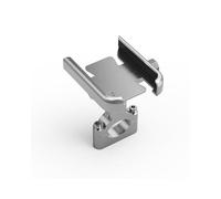 WENINETIES 1 Pièce Support Téléphone Moto pour Suzuki PE 1977-1984, Support Smartphone Guidon Fixation GPS Stable Support de Navigation Anti-Vibration Noir,Handlebar Silver