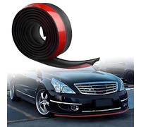 WENINETIES 1 X Spoiler Avant Lèvre pour VW Arteon CC Shooting Brake 2021-2024, 2.5m Protection de Pare-Choc, Joint en Caoutchouc Flexible Noir Décor