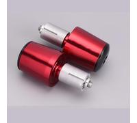 WENINETIES 1Paire Embouts de Guidon de Moto pour Triumph Speed Four 600 Speed Triple R RS S Twin SPEEDMASTER 2023, Aluminium Bouchon d'extrémité de Guidon de Moto,Red