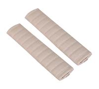 WENINETIES 2 PES Voiture Protège Ceinture de Sécurité pour Seat Ibiza 6j 6l 6f 6k Mk2 Tuning, Enfants Protéger Epaules, Rembourrage de Ceinture de Sécurité 40cm,Beige