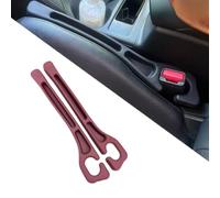 WENINETIES 2 Pièces Bouchon de Fente pour Hyundai I10 2015-2019, Rembourrage de Siège Anti-Chute Console Centrale Résistant Accessoire Intérieur,Red