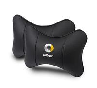 WENINETIES 2 Pièces Coussin de Cou de Voiture pour Smart Fortwo Forfour 450 451 454 453, Appuie-tête Oreiller de Voyage Confortable Respirant Souple Accessoires Cadeau