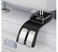 WENINETIES 2 Pièces Crochet Appui-tête pour Honda 11th Generation Civic 2022, Support de Siège Arrière Organisateur de Rangement Accessoire Intérieur,Smile