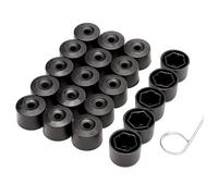 WENINETIES 20pcs Capuchon d'écrou de Roue 17mm pour VW Caddy Maxi 2k AB Bj.2010-2015, Écrou de Roue Capuchon Boulon Couvre, Protection antirouille,20Pcs Hexagonal Nut