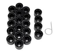 WENINETIES 20pcs Capuchon d'écrou de Roue 17mm pour VW Caddy Maxi AB Bj.2020, Écrou de Roue Capuchon Boulon Couvre, Protection antirouille,16Pcs Hexagonal Nut + 4Pcs Anti Theft Nut