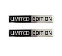 WENINETIES 2Pcs Badge Autocollant 3D en Métal pour BMW E87 M Leistung E36 E46 E60 E90 E91 E92 E93 F30 F20 M3, Capot de Voiture pour Carrosserie de Voiture, Emblèmes pour Auto l'emblème,BlackSilver-2