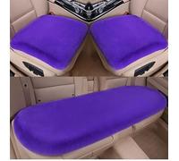 WENINETIES 3 Pièces Coussin Siège Voiture pour Dodge, Housse Fourrure Fausse Doux Peluche Tapis Chaud Accessoires,Purple
