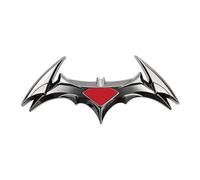 WENINETIES 3D en métal argenté avec Logo de Voiture, pour Audi Q5 Sportback FY I 2021-2024 en métal Autocollant pour Garde-Boue côté Coffre,Red