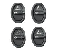 WENINETIES 4 Pièces Couvercle de Serrure de Porte de Voiture pour Citroen C5 X I 2022-2025, Silicone pour Serrure de Porte Amortisseur Silencieux Protecteur de Serrure