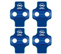 WENINETIES 4 Pièces Couvercle de Serrure de Porte pour Opel Adam, Contre Rouille Voiture Serrure Couverture Couvercle Accessoires,Blue