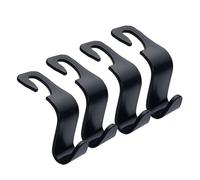 WENINETIES 4 Pièces Crochets pour Appuie-tête de Voiture pour VW Polo Vivo I Sedan 2015-2017, Crochets d'appui-tête de Siège Arrière Crochet de Rangement de Voiture