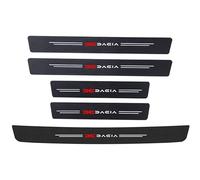 WENINETIES 5 Pièces Protection Seuil de Porte de Voiture pour Dacia Jogger 2021-2022 2022-, Protection Pare Choc Voiture Fibre de Carbone Plinthes Autocollant