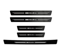 WENINETIES 5 Pièces Protection Seuil de Porte de Voiture pour Dacia Spring 2021-2022 2022-2024 2024-, Protection Pare Choc Voiture Fibre de Carbone Plinthes Autocollant