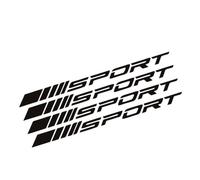 WENINETIES 8 Autocollants de Pneu pour Renault 8 Gordini, Kit de Lettrage Performance Marquage de Roue Tuning Sport Design Personnalisation Graphique,A