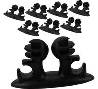 WENINETIES 8 Pièces Attaches Câbles pour BMW IX1 2022-2025 (U11 BEV), Fixations Fils Adhésives Support Organisateur Rangement Accessoires Voiture Noir PVC