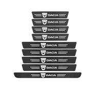 WENINETIES 9 Pièces Protection Seuil de Porte de Voiture pour Dacia Logo Duster Spring Logan Sandero Jogger Lodgy Bigster Dokker, Protection Seuil de Porte Voiture Accessoire pour Les Automobiles
