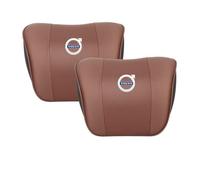 WENINETIES Appui-Tête de Voiture pour Volvo XC60 Recharge 2018-2023, Coussins D'appui-tête de Voiture Tête Reposent Le Soutien de Cou, 2 Packs-Brown