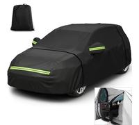 WENINETIES Bâche Voiture Exterieur pour Mitsubishi Outlander 2(II) | 2009-2012, Housse de Voiture étanche Toutes Saisons Garage Complet Protection, Ouverte Latérale pour Cabine,Black