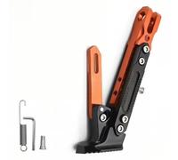 WENINETIES Béquille Latérale Moto pour Honda CL500 CL 500 2023 2024, Support Réglable Aluminium CNC Pied Parking Robuste Accessoires Scooter,Orange