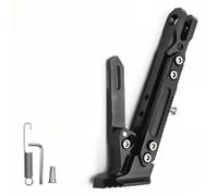 WENINETIES Béquille Latérale Moto pour Indian Scout/Chief, Support Réglable Aluminium CNC Pied Parking Robuste Accessoires Scooter,Black