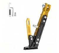 WENINETIES Béquille Latérale Moto pour Piaggio MP3 500 MP3 300, Support Réglable Aluminium CNC Pied Parking Robuste Accessoires Scooter,Yellow