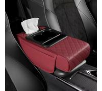 WENINETIES Coussin D'Accoudoir Voiture pour Nissan Qashqai 2 (II) J11 Facelift I 2017-2021, Console Centrale Protection Ergonomique Support de Coude Boîte Rangement Accessoire,C