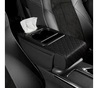 WENINETIES Coussin D'Accoudoir Voiture pour Nissan Qashqai J11 2016-2019 2020, Console Centrale Protection Ergonomique Support de Coude Boîte Rangement Accessoire,A