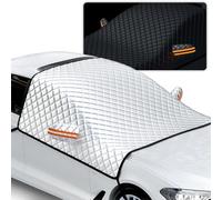 WENINETIES Couverture Pare-Brise de Voiture pour Mitsubishi Eclipse Cross Bj. AB 2018, Protège Pare Brise Hiver, Housse Voiture Exterieur Anti Neige Protection Solaire