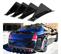 WENINETIES Diffuseur Spoiler Pare-Chocs Arrière pour Ford Puma MK2 St/St-Line X 2020-2023 2024 2025, Voiture Becquet Arrière Accessoire Becquet ABS Voiture Queue Diffuseur