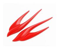 WENINETIES Emblème/Logo Insigne d'autocollant en métal pour BYD Dichtung Delphin Mini Möwe Shark King, d'insigne de Coffre arrière d'aile latérale Autocollants Décoratifs,Red