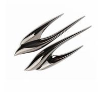 WENINETIES Emblème/Logo Insigne d'autocollant en métal pour Saab 9-4X 9-7X 9-3 9-5 9-2X 9-X 9000 900 600 99 97 Monster GT750, d'insigne de Coffre arrière d'aile latérale Autocollants Décoratifs,Grey