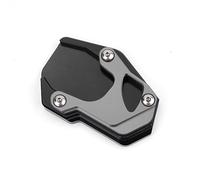 WENINETIES Extension de Béquille Latérale pour Ducati Multistrada 1260 Enduro AB.Bj 2019, Élargisseur de Support Aluminium Plaque D'agrandissement Latérale,Grey