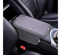 WENINETIES Housse D'Accoudoir Voiture pour BMW X1 18D S Drive M Sport 2023 2024, Tapis de Boîte D'accoudoir de Voiture Sac de Rangement Coussin pour Accoudoir,Grey