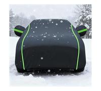 WENINETIES Housse de Voiture Imperméable pour Jeep Wrangler JL 2025 2024 2023, Bâche Auto Protection Extérieur Toute Saison avec Fermeture Éclair, Coupe-Vent, Noir et Vert