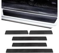 WENINETIES Lot de 5 Protection Seuil Voiture pour Hyundai Kona Hybrid/N Line/EV Electric 2017-2022 2023, Coffre Bande de Protection de seuil de Porte en Fibre de Carbone