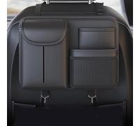 WENINETIES Organisateur de Siège Auto pour Ford Transit/Tourneo Custom 2023-2024 2025, Noir, Sac de Rangement Étanche Accessoire Intérieur, 1 Pièce