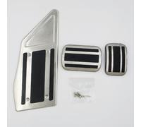 WENINETIES Pédales De Voiture pour DS DS 7 Crossback 2017 2018 2019 2020, Pédale Capuchons Repose-Pieds Pédale Lot de pédales antidérapantes, Style de Voiture,3pcs AT