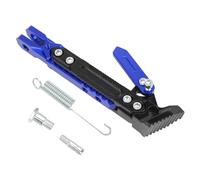 WENINETIES Support latéral Moto de Pied réglable pour Benelli TRK 502 leoncino 500 200 bj250 bj500 TNT 125 300 600 502c, Béquille Ajustable pour Moto Pied de Support, Pied Latéral Antidérapant,Blue