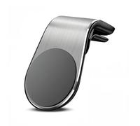 WENINETIES Support Téléphone Voiture Magnétique pour Jeep Avenger 2023-2024, Fixation Grille D'Aération Métal Stable Crochet Discret Support,Silver