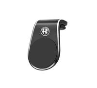 WENINETIES Support Téléphone Voiture pour Alfa Romeo 4C Spider 2015-2019, Porte Téléphone Voiture Aimanté Rotation 360° Support Grille D'aération Porte Téléphone Voiture,Black