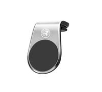 WENINETIES Support Téléphone Voiture pour Alfa Romeo Spider Giulia Giulietta 147 159 4c 8c Mito GTV, Porte Téléphone Voiture Aimanté Rotation 360° Support Grille D'aération Porte Téléphone Voiture