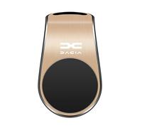 WENINETIES Support Téléphone Voiture pour Dacia Logan II 2016-2020, Support Magnétique pour Téléphone Voiture Ventilation Aimant Puissant Neodyme,Gold
