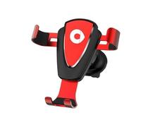 WENINETIES Support Téléphone Voiture pour Smart EQ fortwo (C453) 2020-, Porte Telephone Voiture Grille Aération pour Compatible avec 4-7.0",Red