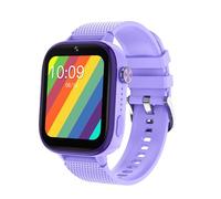 WENIVO Montre intelligente 4G pour enfants pour enfants, appels vidéo bidirectionnels, SMS, mode école, fonction SOS, localisation GPS en temps réel, appareil photo, écran tactile, podomètre, étapes,