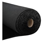 wenjingqi 42006442 Gazon artificiel noir 1 x 8 m 40 mm