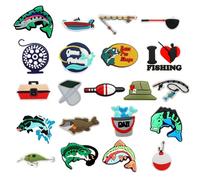 WENJION Lot de 21 broches Croc pour enfants - Thème Angel - Croc - Pour chaussures Croc - Accessoires amusants - Accessoires de décoration de chaussures à faire soi-même - Chaussures perforées - Pour