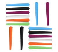 WENJION Smokers Club Lot de 16 supports de joint en plastique pour accessoires de fumeurs - Tubes de rangement de cigarettes anti-odeurs et résistants à l'eau - Étui de rangement portable pour