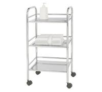 Wenko 12285100 Desserte Salle de Bain 3 Étages Chrome